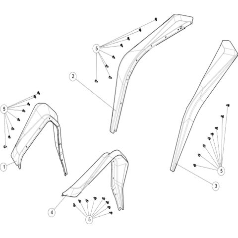 Widened mudguard