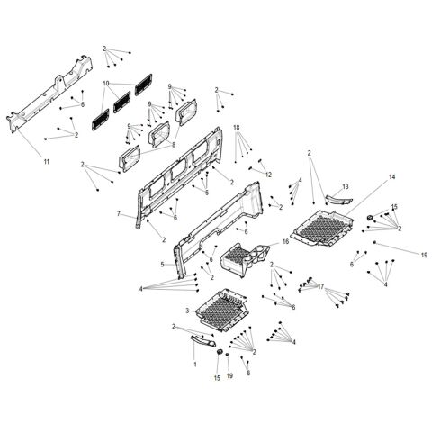 FIRST ROW PLASTIC PARTS