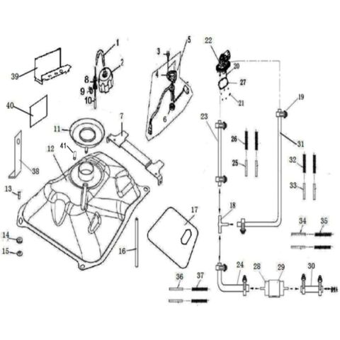 FUEL TANK （FOR DOWN PUMP）