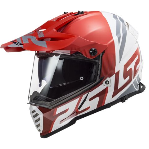 LS2 MX436 PIONEER EVO EVOLVE RED WHITE