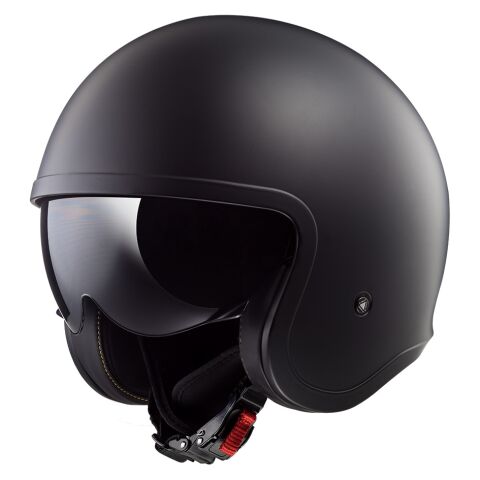 LS2 OF599 SPITFIRE SINGLE MONO MATT BLACK S
