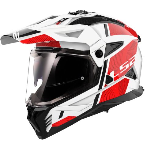 LS2 MX702 PIONEER II HILL WHITE RED-06 3XL