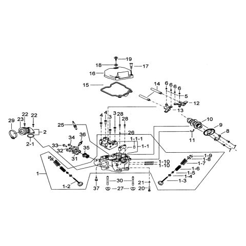HEAD ASSY, CYLINDER