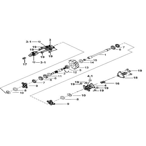 TRANSMISSION SYSTEM ASSY.