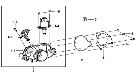 THROTTLE BODY COMP.