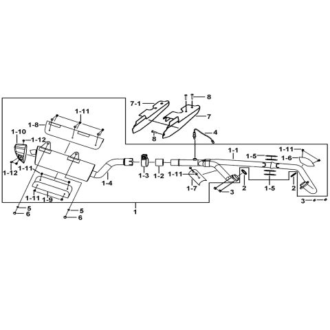 MUFFLER ASSY.(FOR EURO 2)←003440