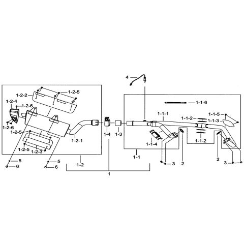 MUFFLER ASSY.(FOR EURO 2)003441→