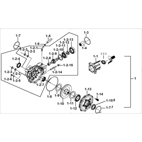 REAR DIFFERENTIAL ASSY.