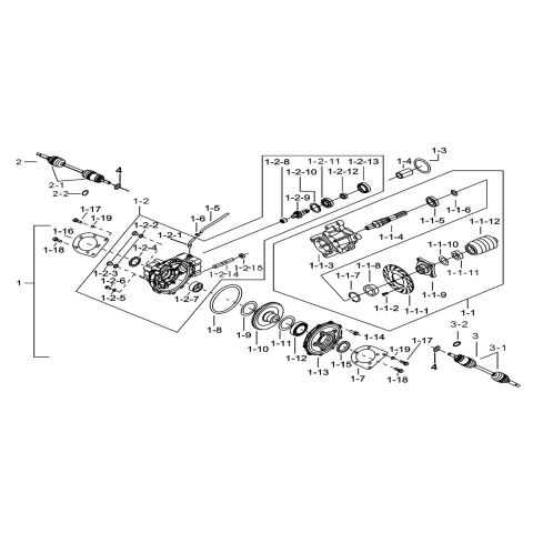 REAR DIFFERENTIAL ASSY.