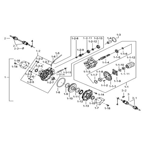REAR DIFFERENTIAL ASSY.