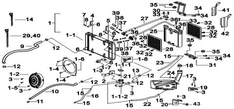 RADIATOR ASSY.、COOLING FAN