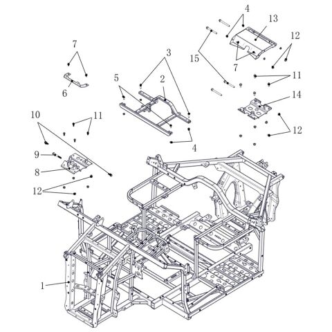 Frame (Homologated two seats)