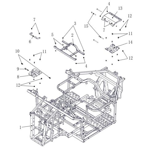 Frame (Bench seat without homologation)