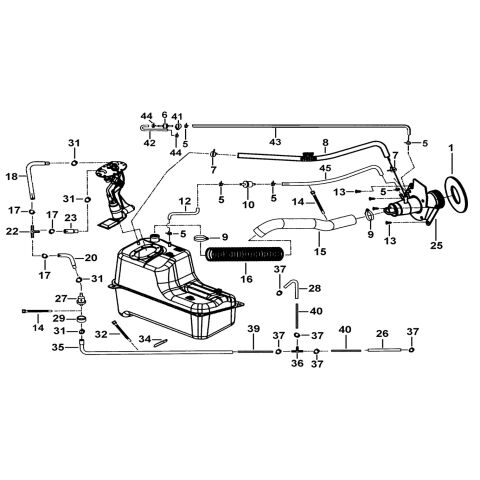 FUEL TANK ATTACHMENT