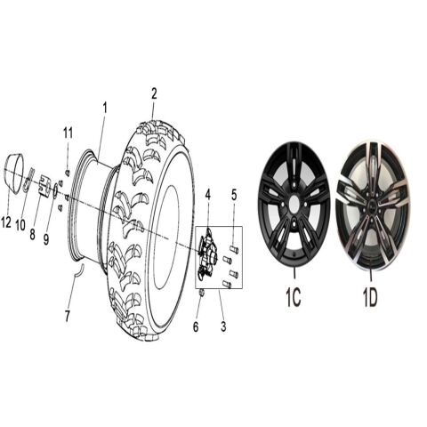 WHEEL REAR