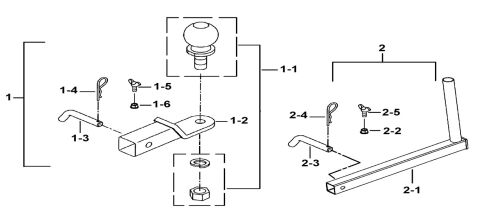 TRAILER HITCH ASSY.(OPTION)