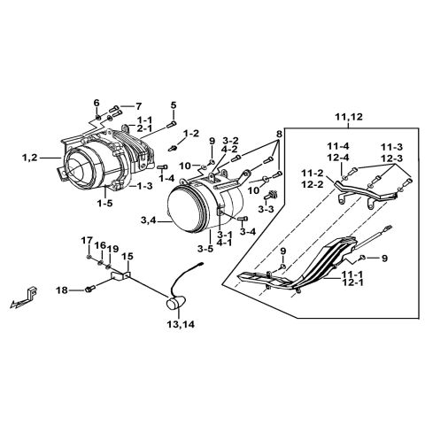 HEAD LAMP ASSY.
