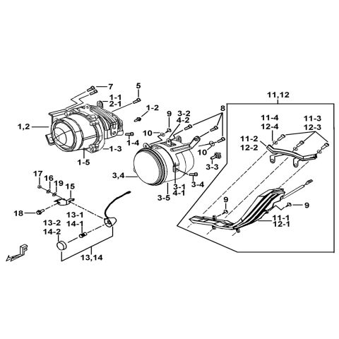HEAD LAMP ASSY.