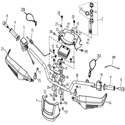 HANDLEBAR (T3 EFI)