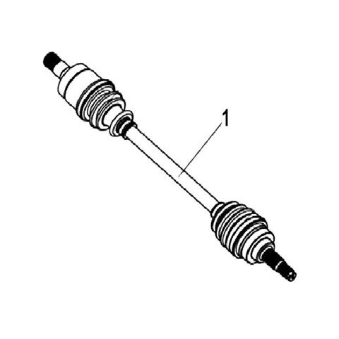 REAR LEFT DRIVE AXLE (XL)