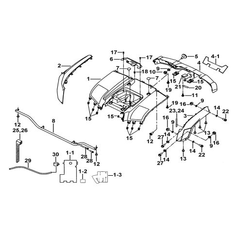 REAR BODY COVER