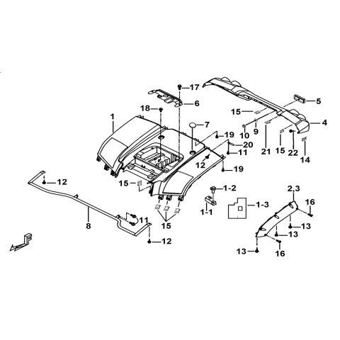 REAR BODY COVER