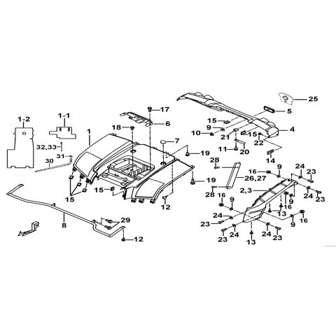 REAR BODY COVER