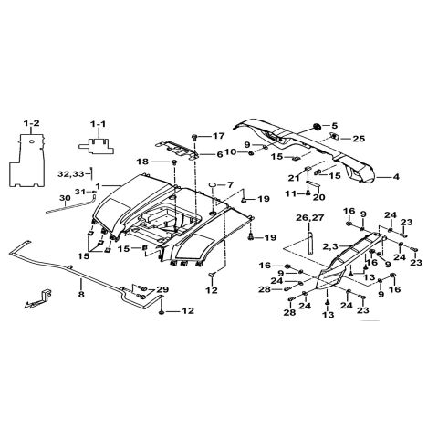 REAR BODY COVER