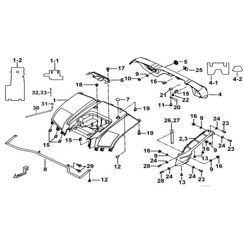 REAR BODY COVER