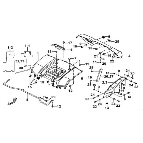 REAR BODY COVER