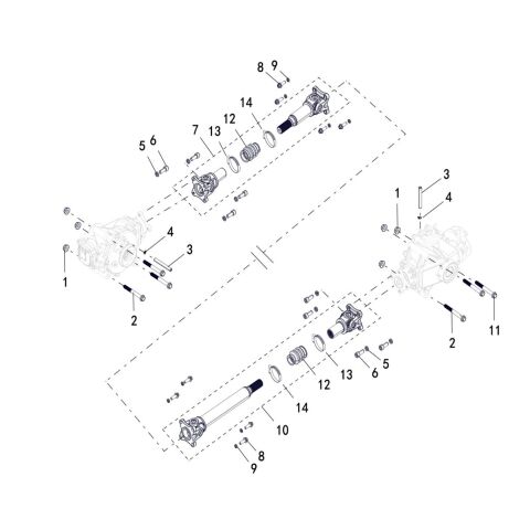 FRONT AND REAR KNUCKLE ASSY