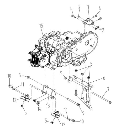 ENGINE ASSY (T3 EFI)