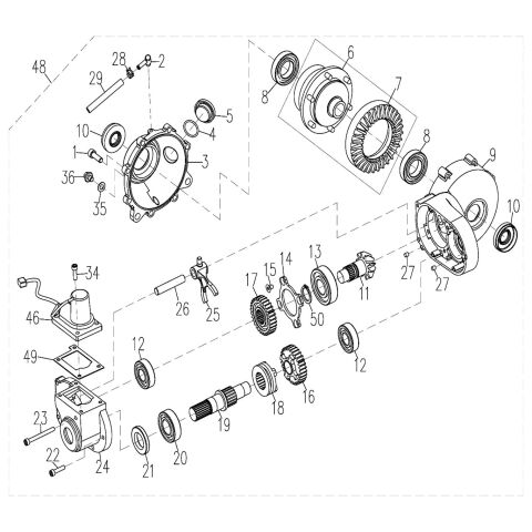 FRONT GEAR-BOX (FOR 4WD)