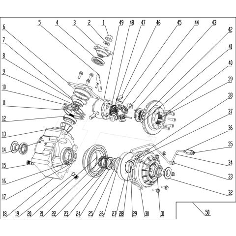 REAR DIFF. GEAR-BOX