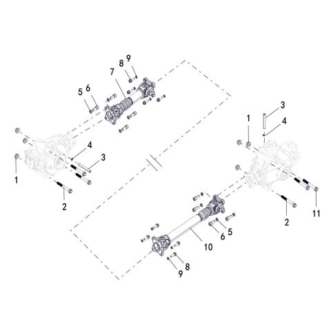 FRONT AND REAR KNUCKLE ASSY