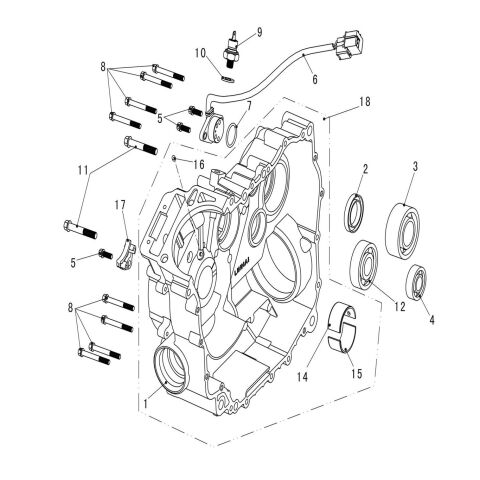 RIGHT CRANKCASE
