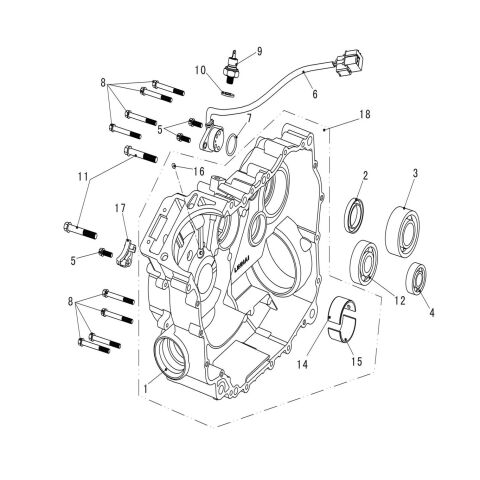 RIGHT CRANKCASE