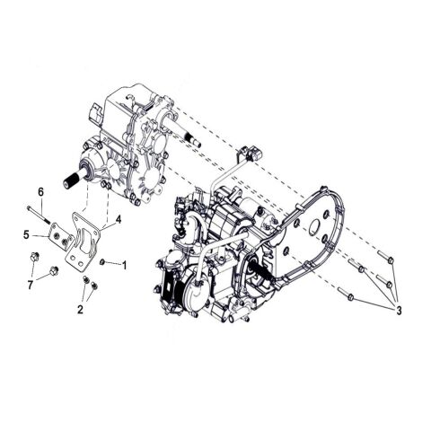 ENGINE AND TRANSMISSION ASSY