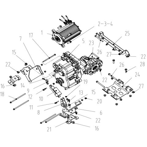 MOTOR  TRANSMISSION  INSTALLATION (FOR LH80DU)