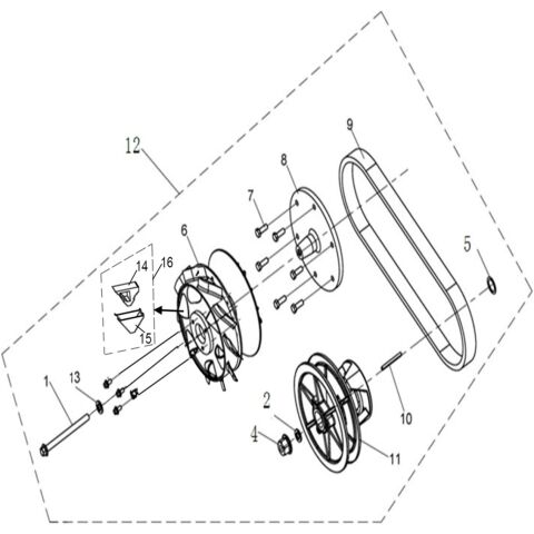 CVT ASSY (DOWNHILL BRAKE VERSION) Ver.24