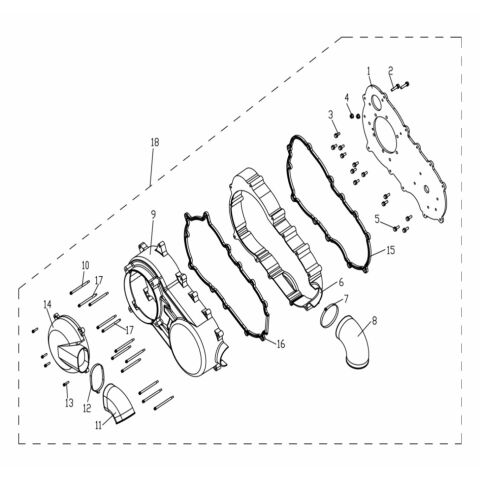 CVT COVER ASSY Ver.24