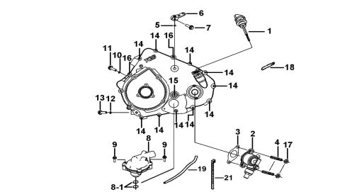 L CRANK CASE COVER(2)