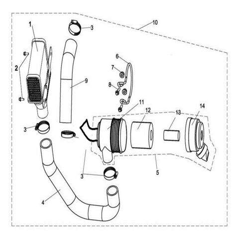 AIR INTAKE EXPLODED VIEW Ver.24