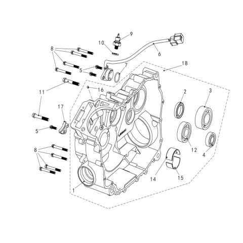 RIGHT CRANKCASE