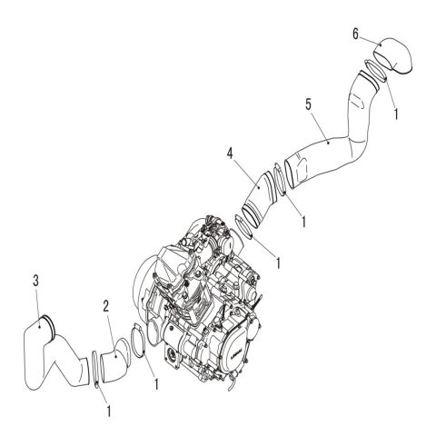CVT AIR SHROUD (USED FOR ATV WITHOUT EPS)
