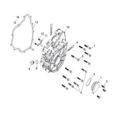 LEFT CRANKCASE COVER