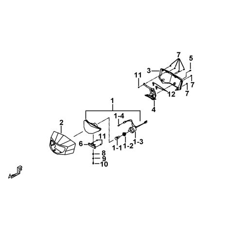 HEAD LAMP ASSY. #3