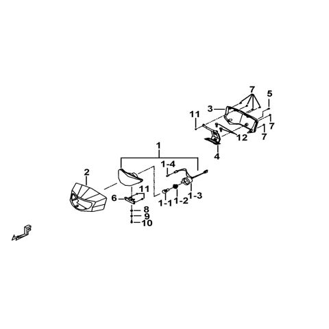 HEAD LAMP ASSY. #3(OPTION)
