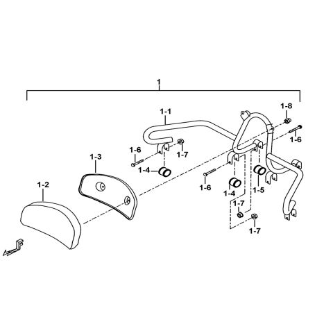 ARM REST SEAT BACK CUSHION