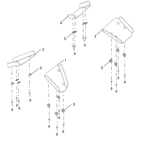 OPTIONS (LOWER A-ARM BOARD GUARD ASSY 4mm)